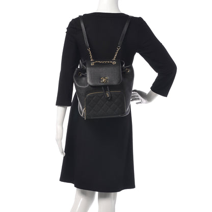 Chanel Caviar Quilted Business Affinity Backpack Black 2 of 9