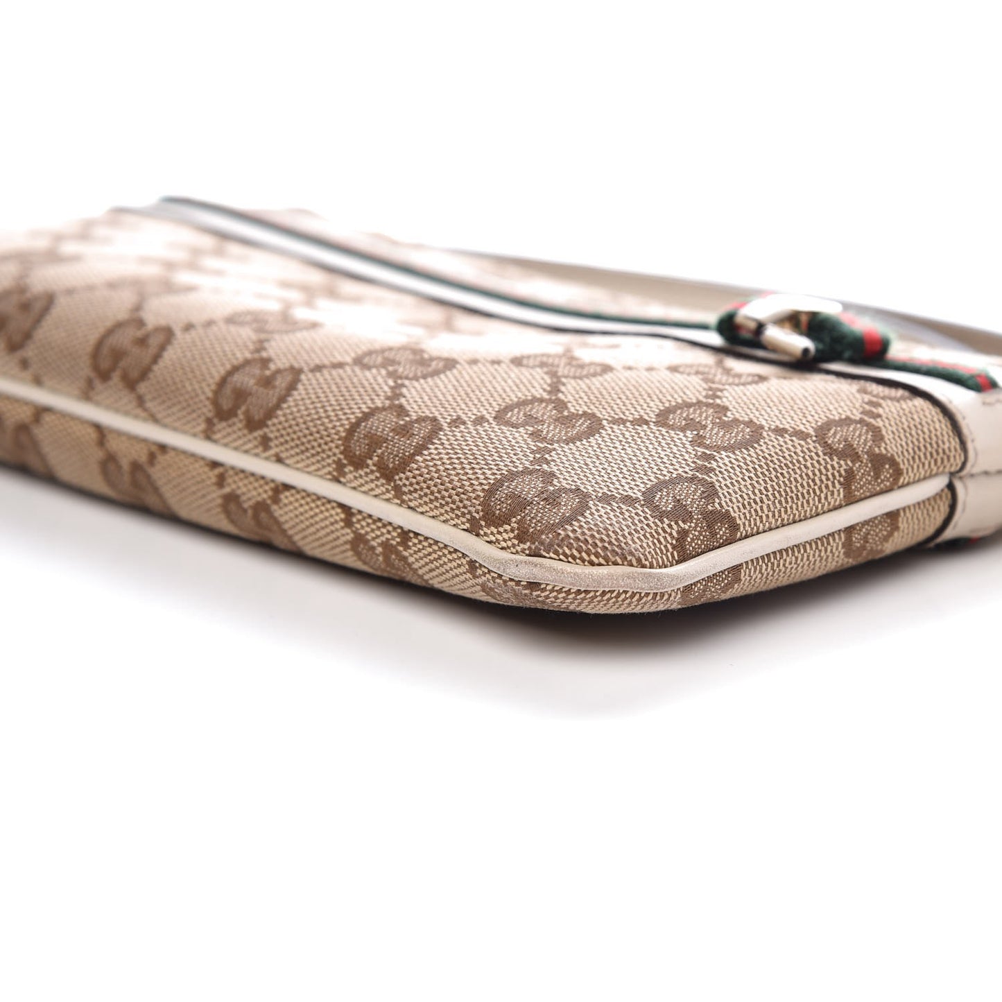 Monogram Mayfair Wristlet Off White