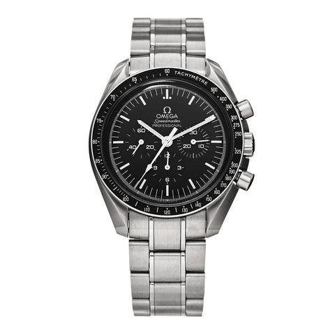 Stainless Steel 42mm Speedmaster Moonwatch Professional Chronograph Manual Winding Watch Black 311.30.42.30.01.005