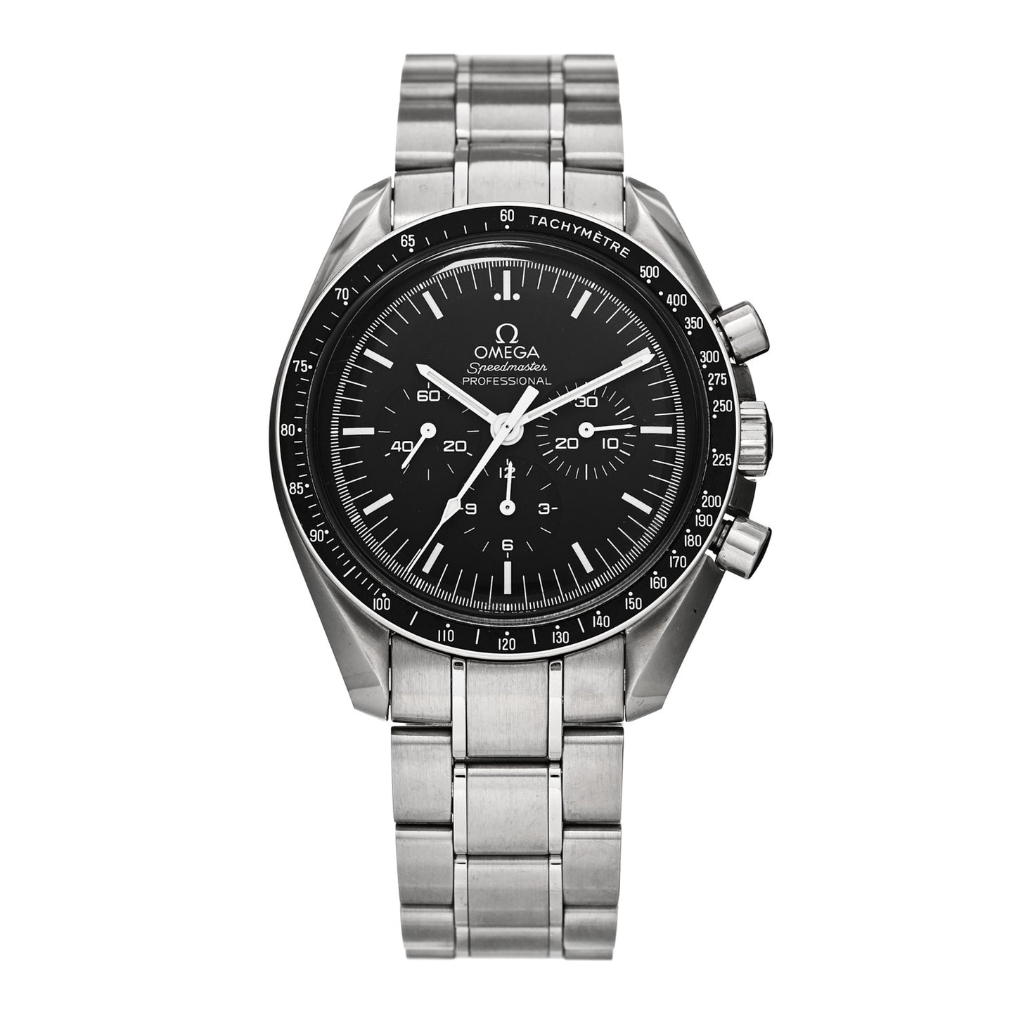 Stainless Steel 42mm Speedmaster Moonwatch Professional Chronograph Manual Winding Watch Black 311.30.42.30.01.005