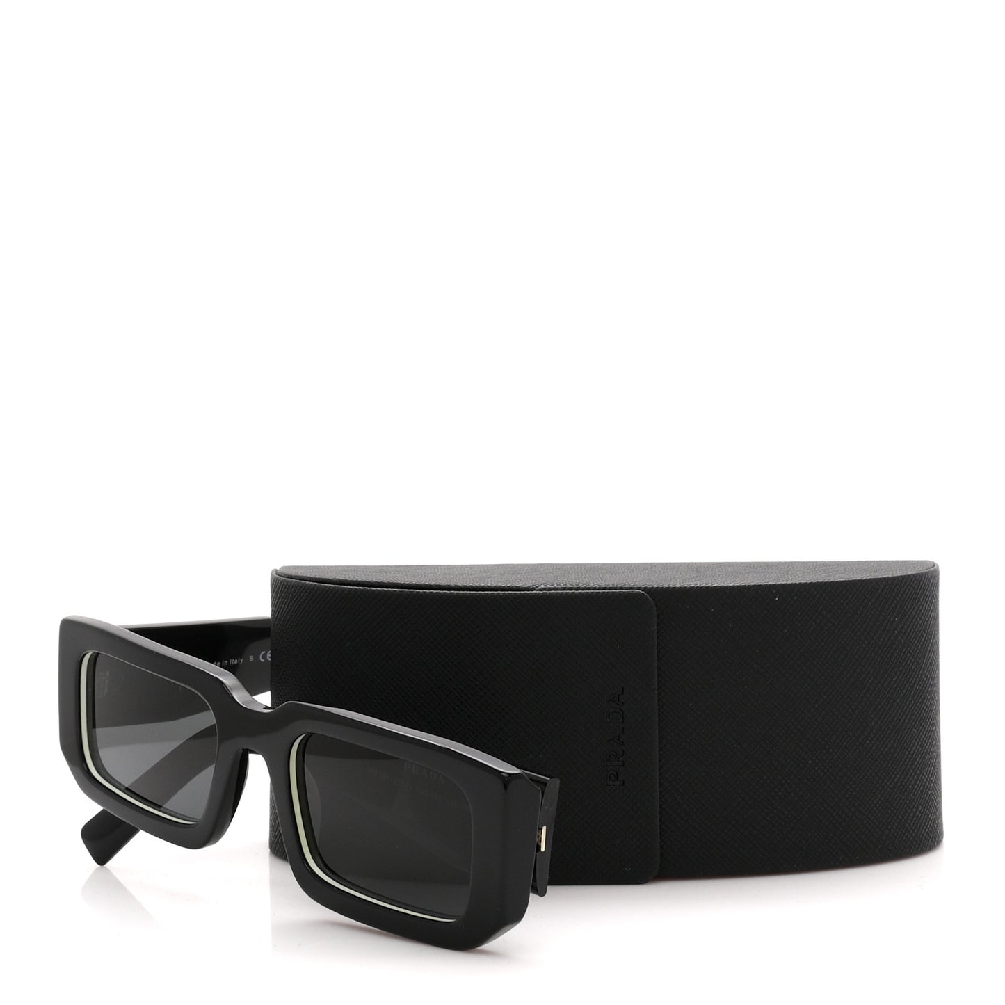 Acetate Symbole Sunglasses SPR 06Y Black