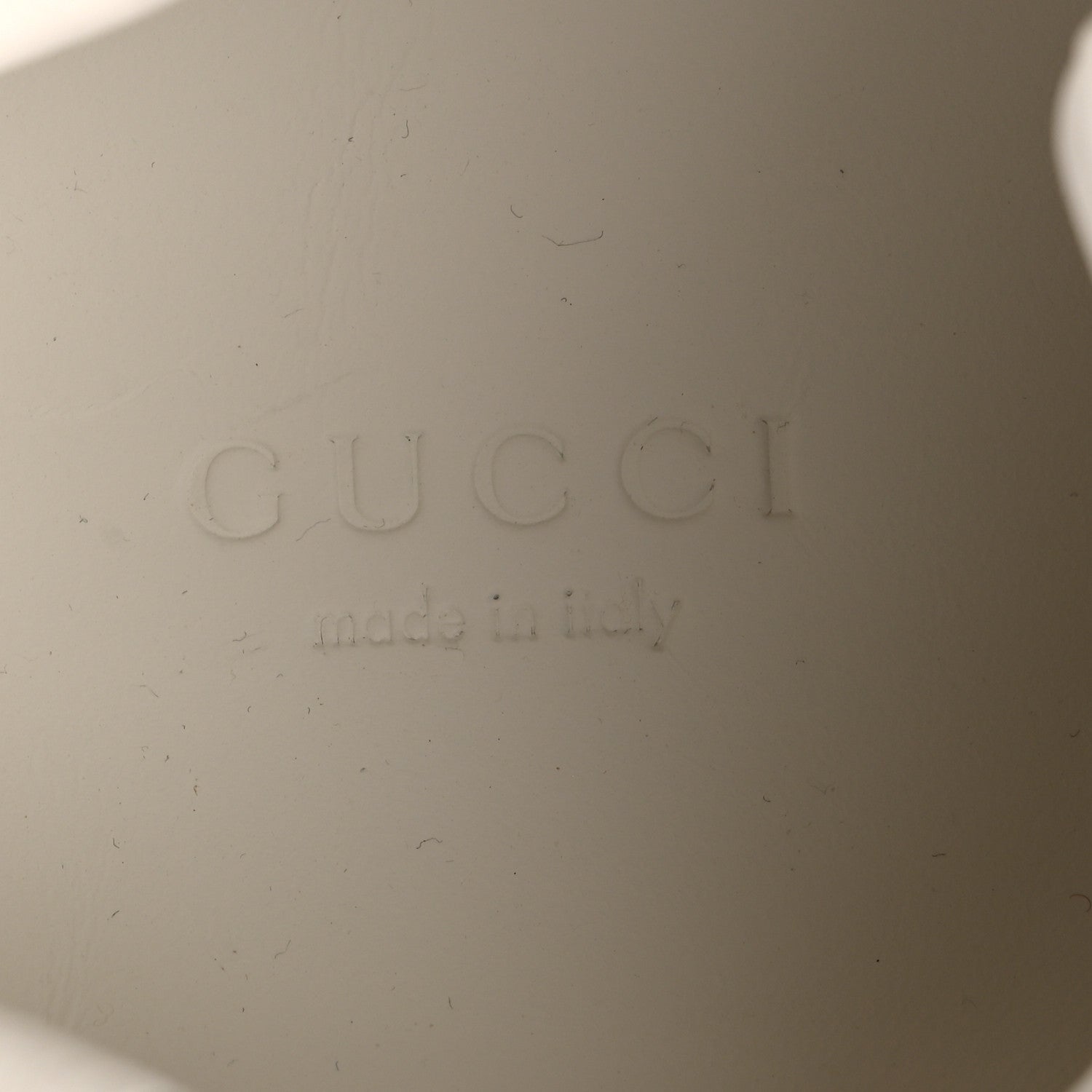 Gucci Calfskin Interlocking G Perforated Womens Ace Sneakers 36.5 White Grey Sky 8 of 10