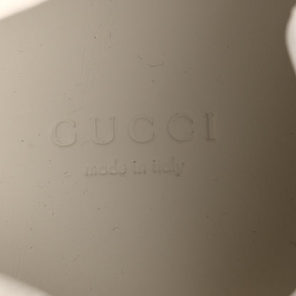 Gucci Calfskin Interlocking G Perforated Womens Ace Sneakers 36.5 White Grey Sky 8 of 10