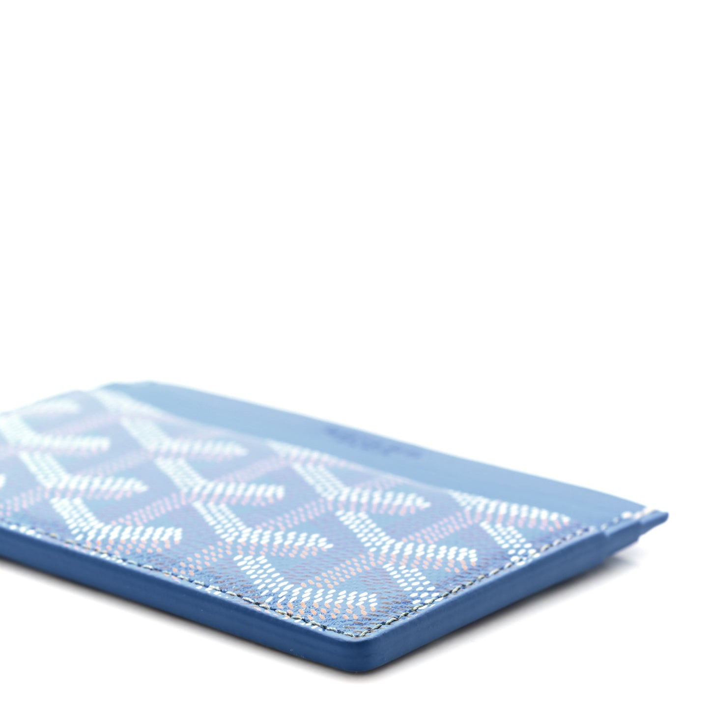 Goyardine Saint Sulpice Card Holder Sky Blue