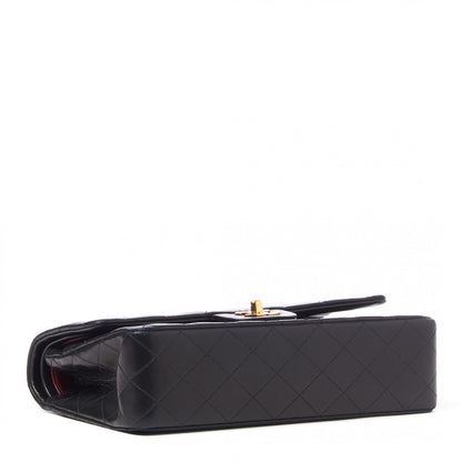 Chanel Lambskin Quilted Medium Double Flap Black 3 of 9