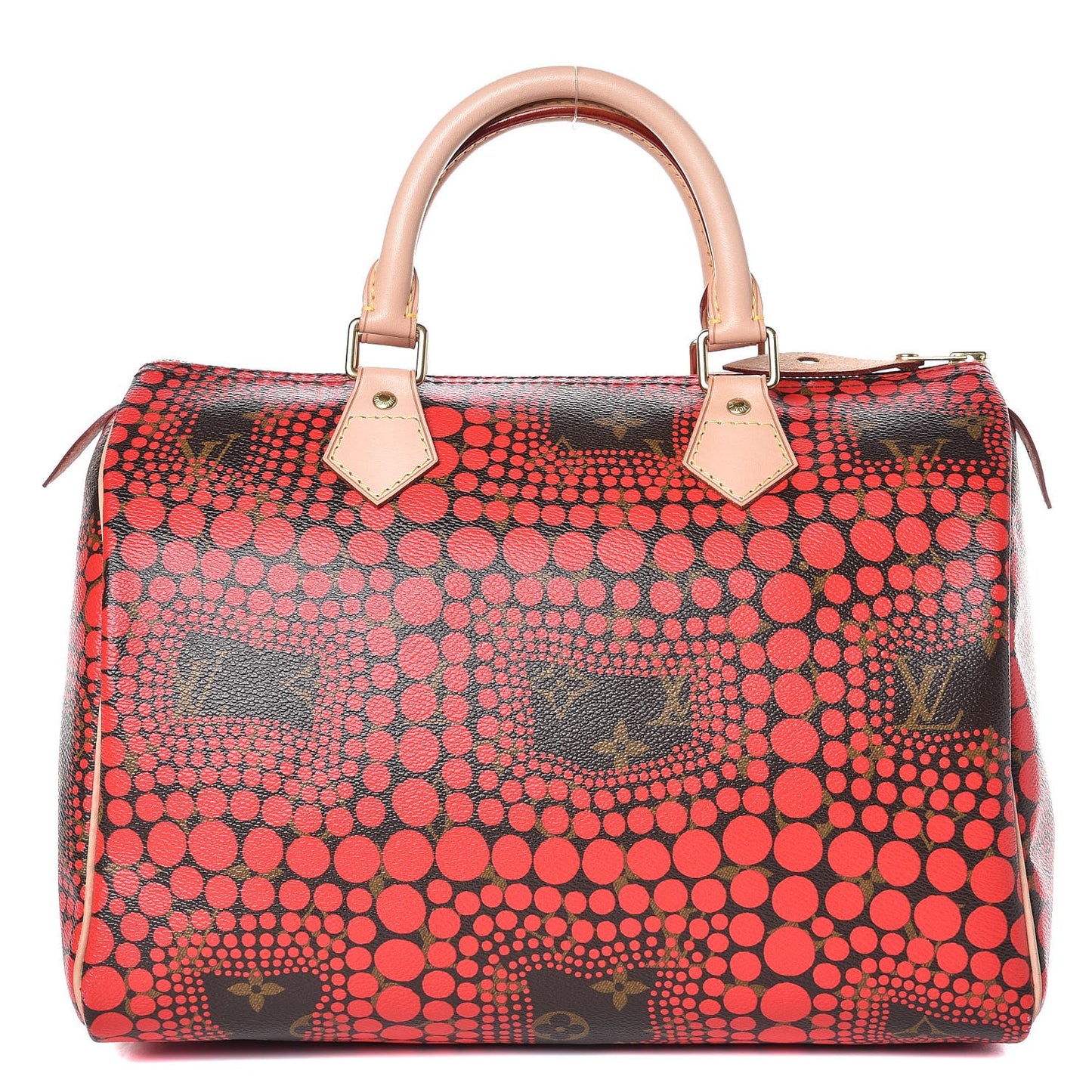 Monogram Kusama Town Speedy 30 Red
