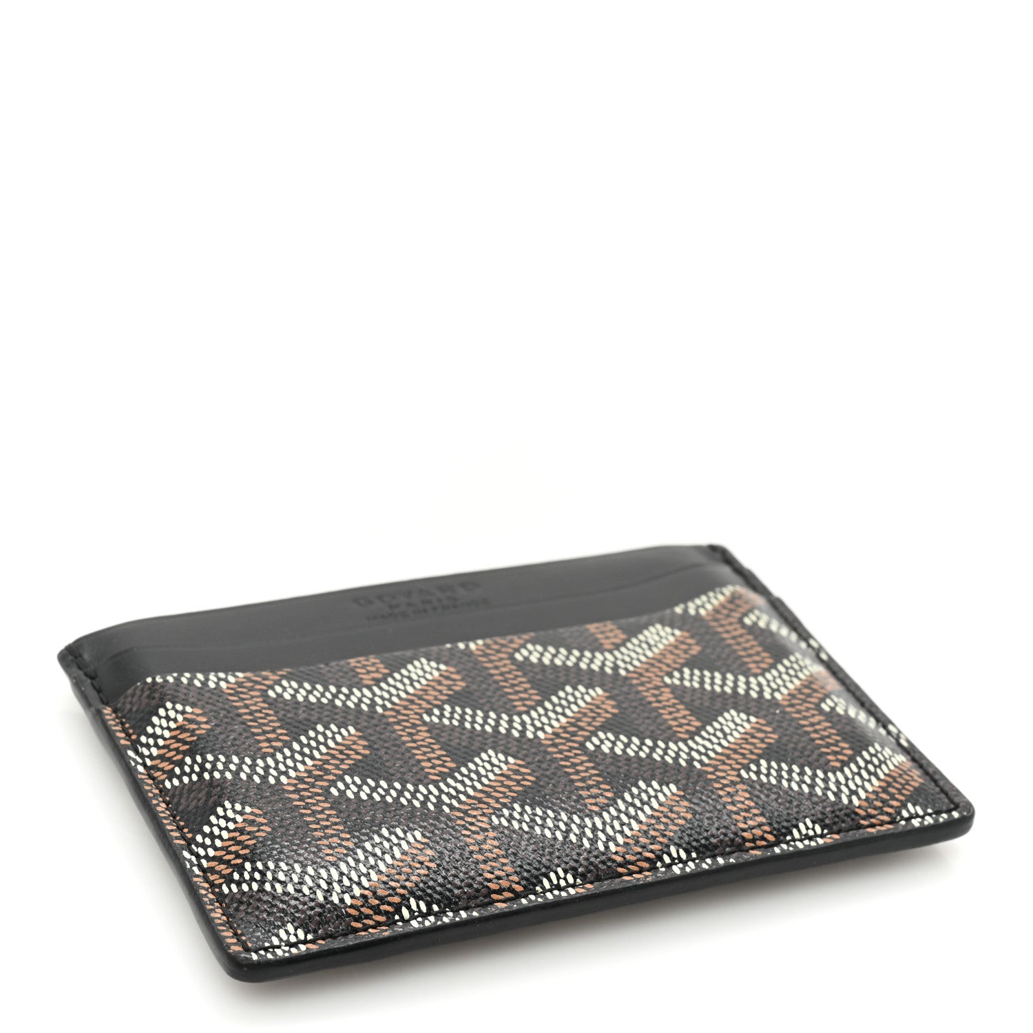 Goyard Goyardine Saint Sulpice Card Holder Black 4 of 9