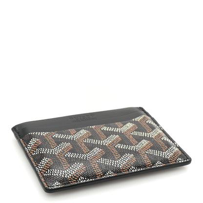 Goyard Goyardine Saint Sulpice Card Holder Black 4 of 9