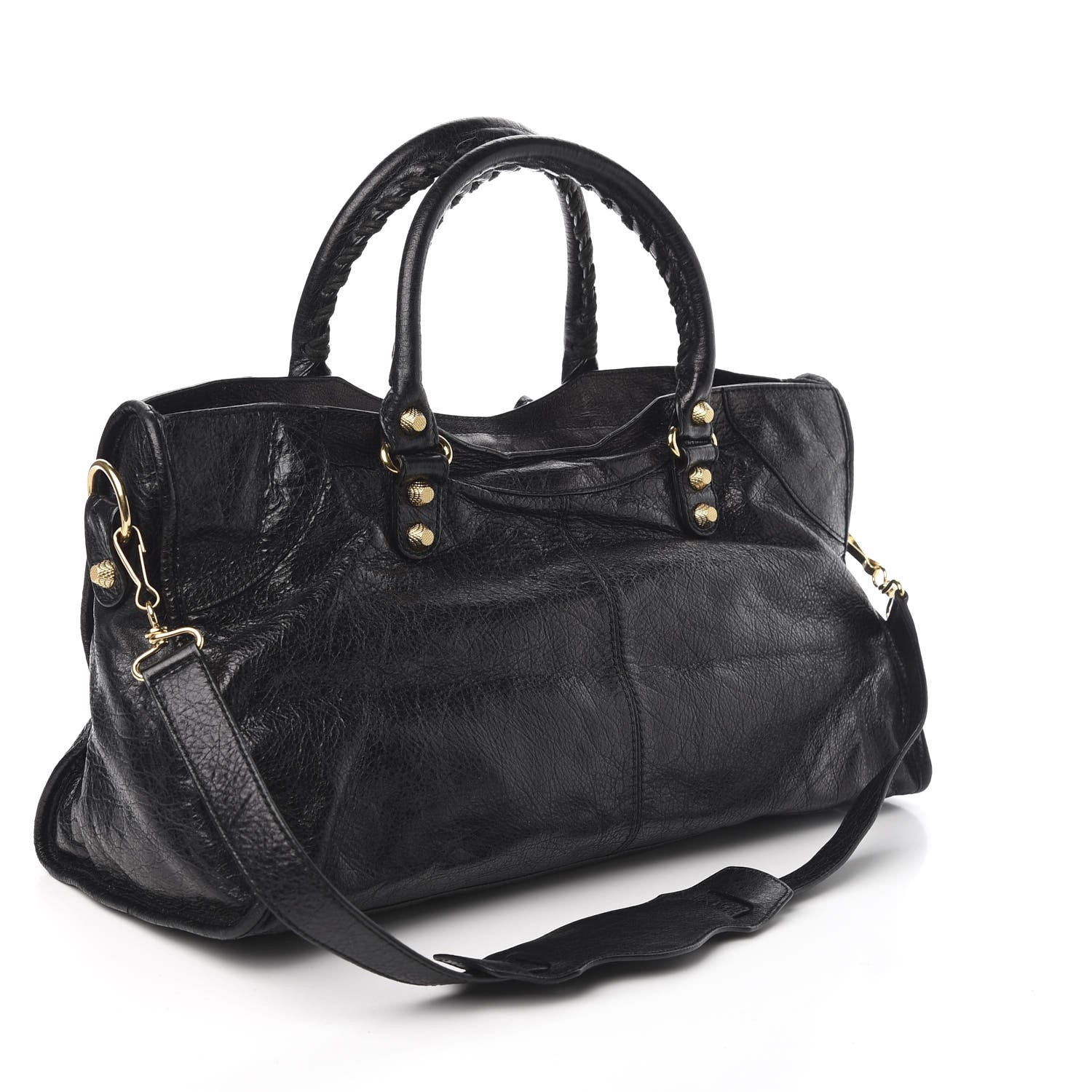 Balenciaga Agneau Giant 12 Gold Hardware Part Time Black 3 of 10