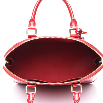 Louis Vuitton Vernis Alma MM Pomme D'Amour 9 of 10