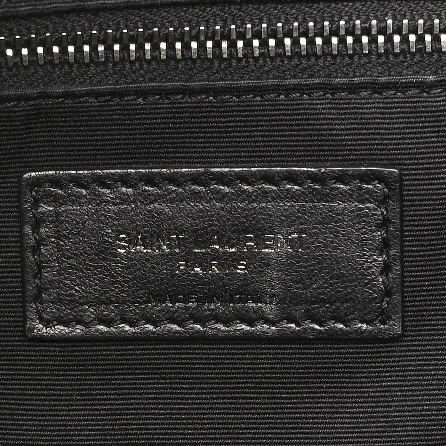Saint Laurent Crinkled Calfskin Matelasse Monogram Medium Niki Shopper Tote Black 6 of 10