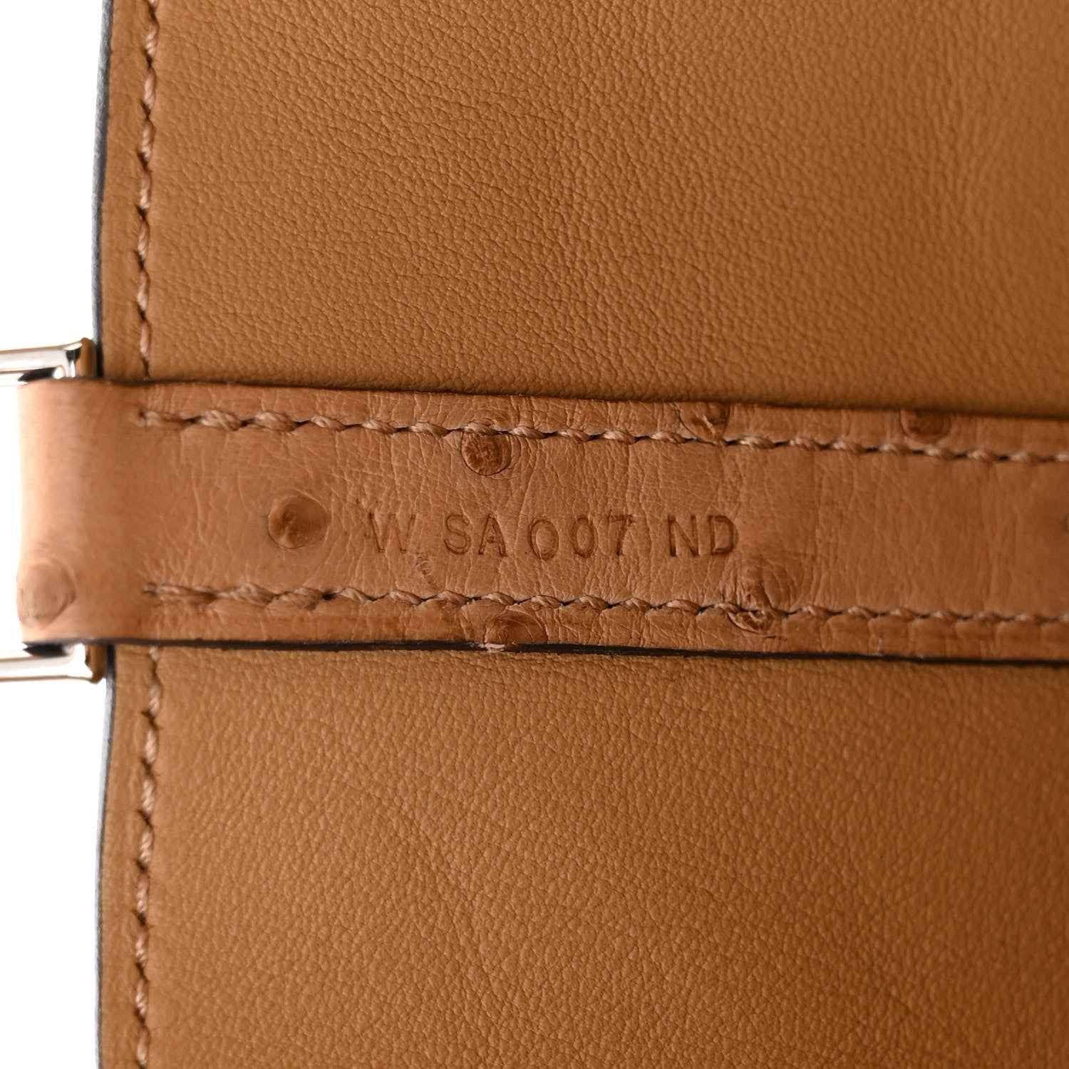 Hermes Ostrich Micro Picotin Lock Chai 7 of 10