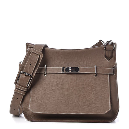 Hermes Taurillon Clemence Jypsiere 34 Etoupe 1 of 28