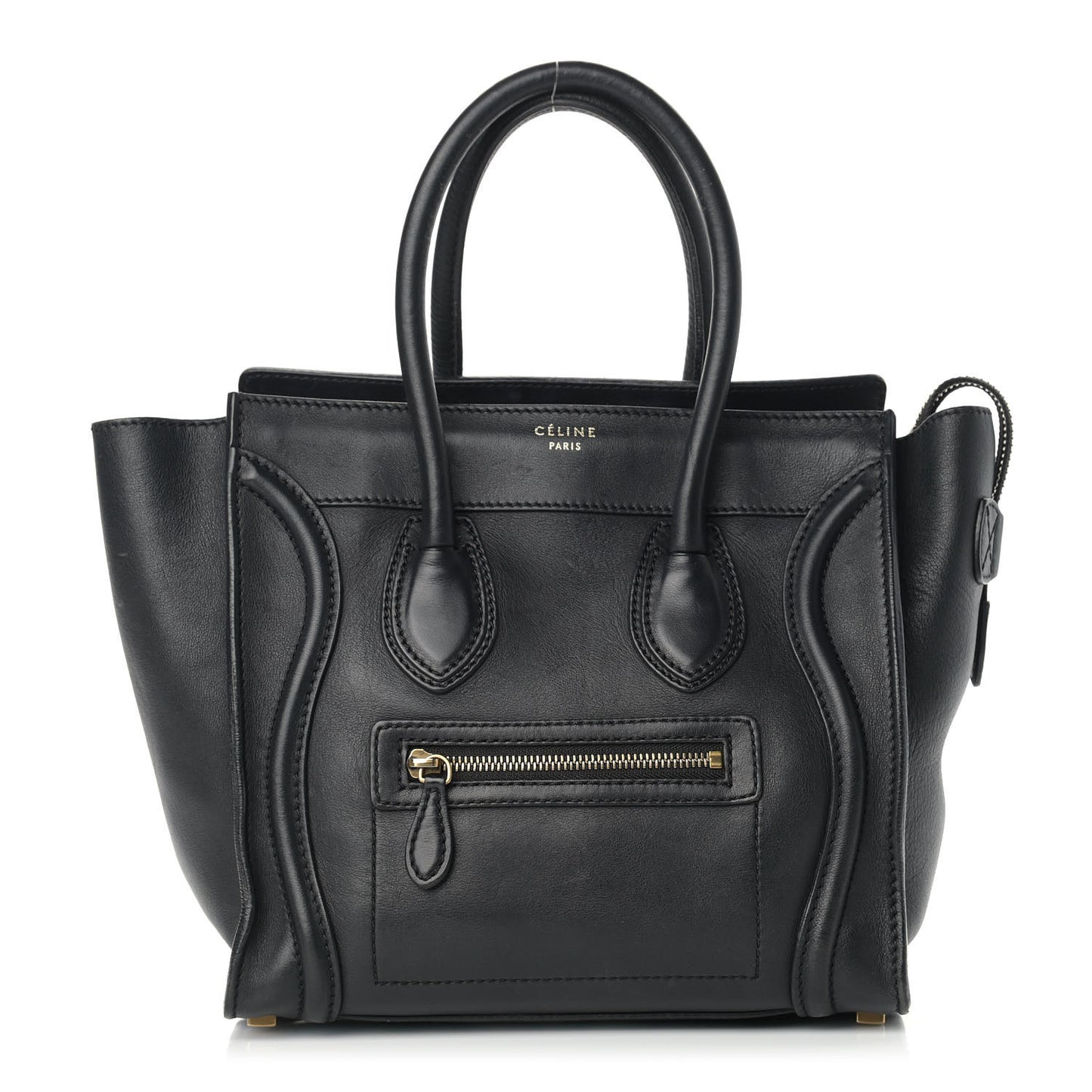 Smooth Calfskin Micro Luggage Black