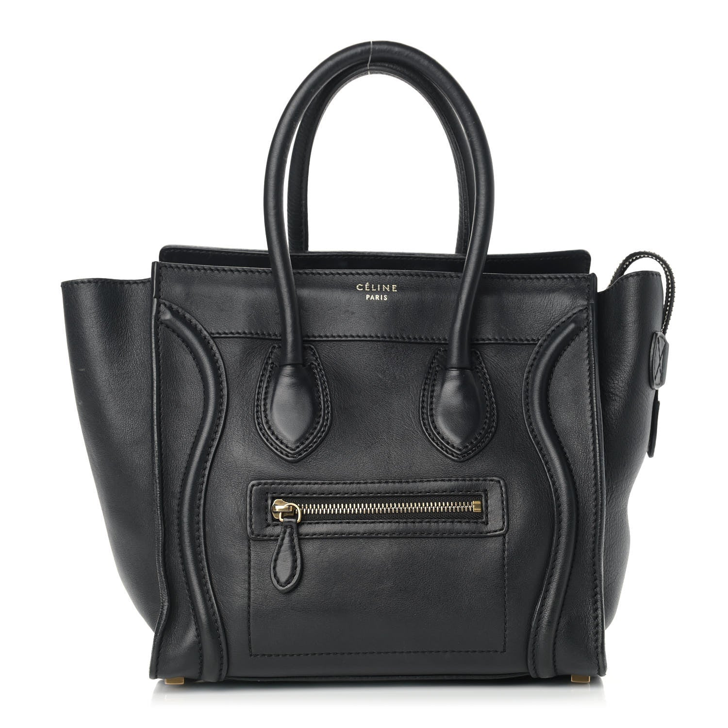 Celine Smooth Calfskin Micro Luggage Black 1 of 18