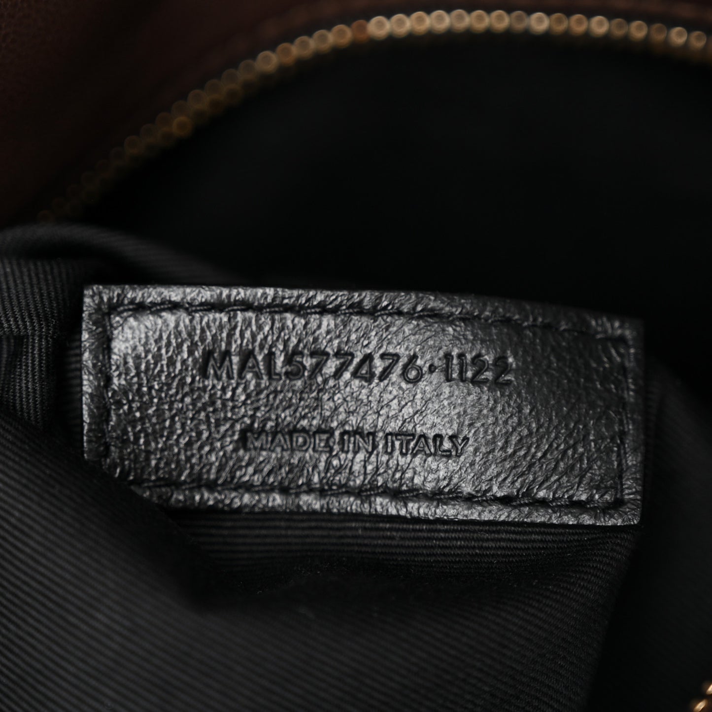 Lambskin Quilted Small Loulou Puffer Monogram Chain Satchel Dark Ganache