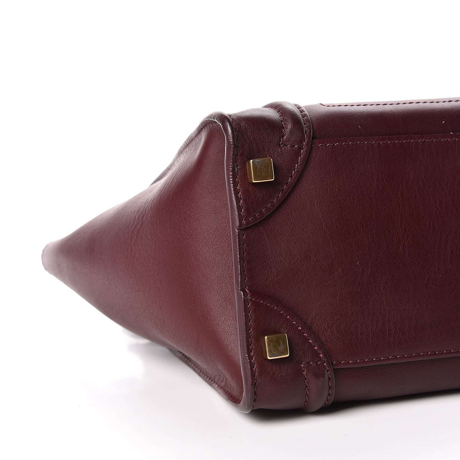 Celine Palmelato Micro Luggage Red Wood 5 of 11