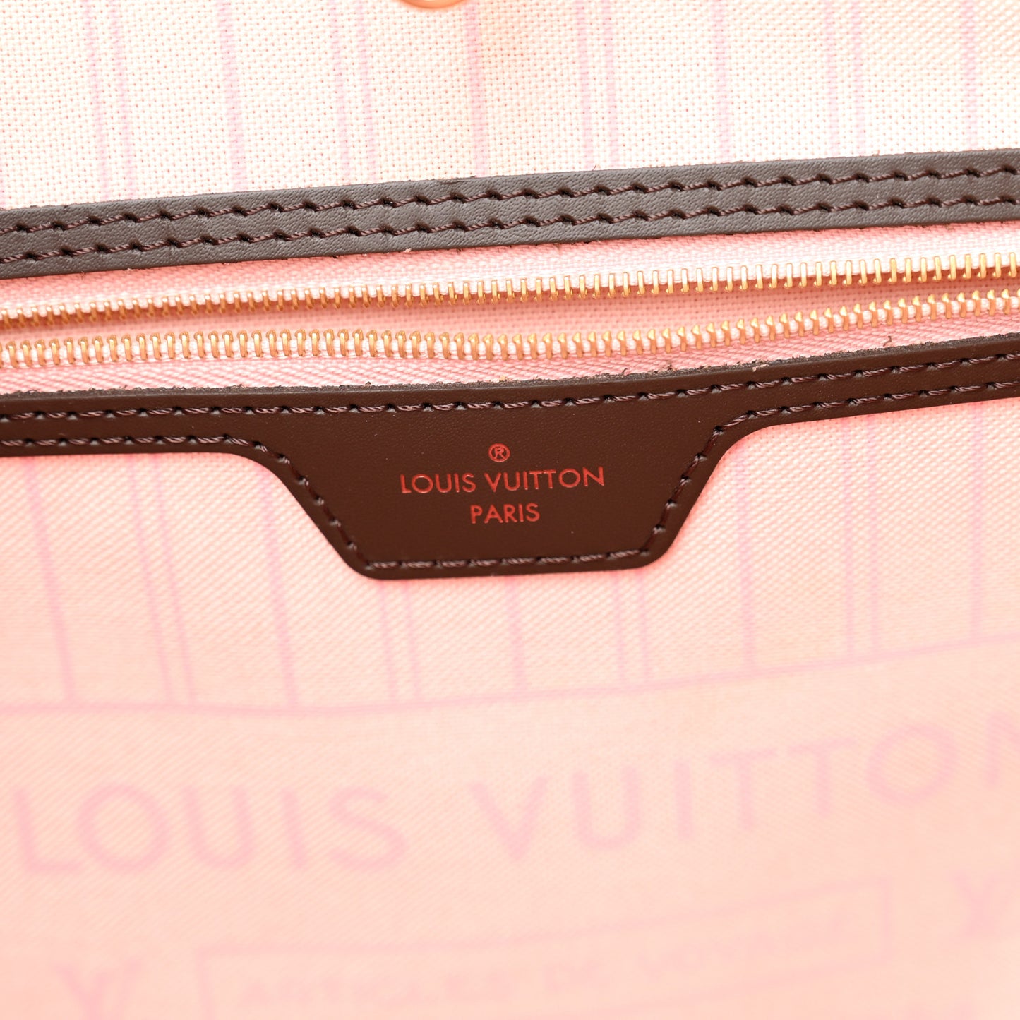 Damier Ebene Neo Neverfull MM Rose Ballerine