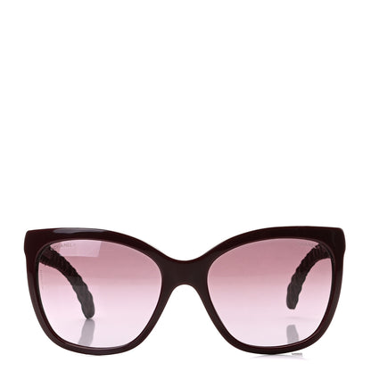 Chanel Quilted CC Sunglasses 5288-Q Burgundy 2 of 7