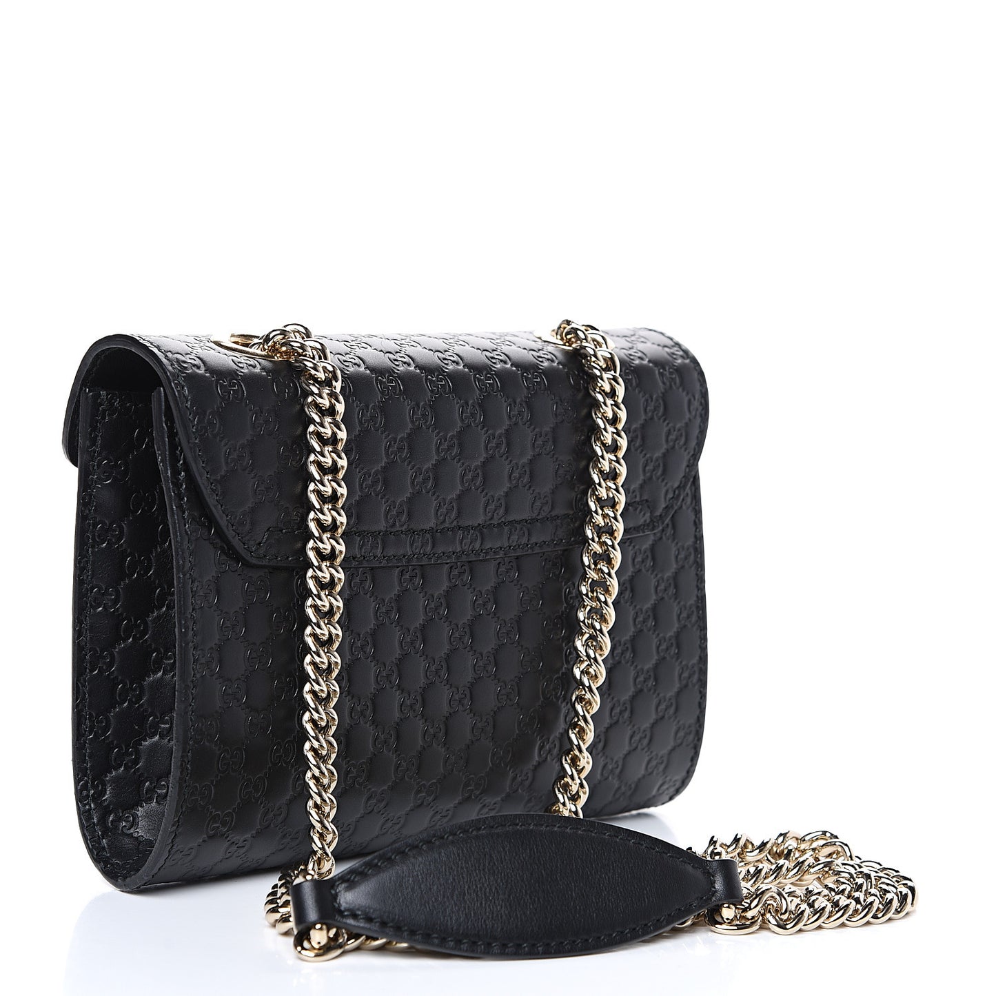 Microguccissima Mini Emily Shoulder Bag Black