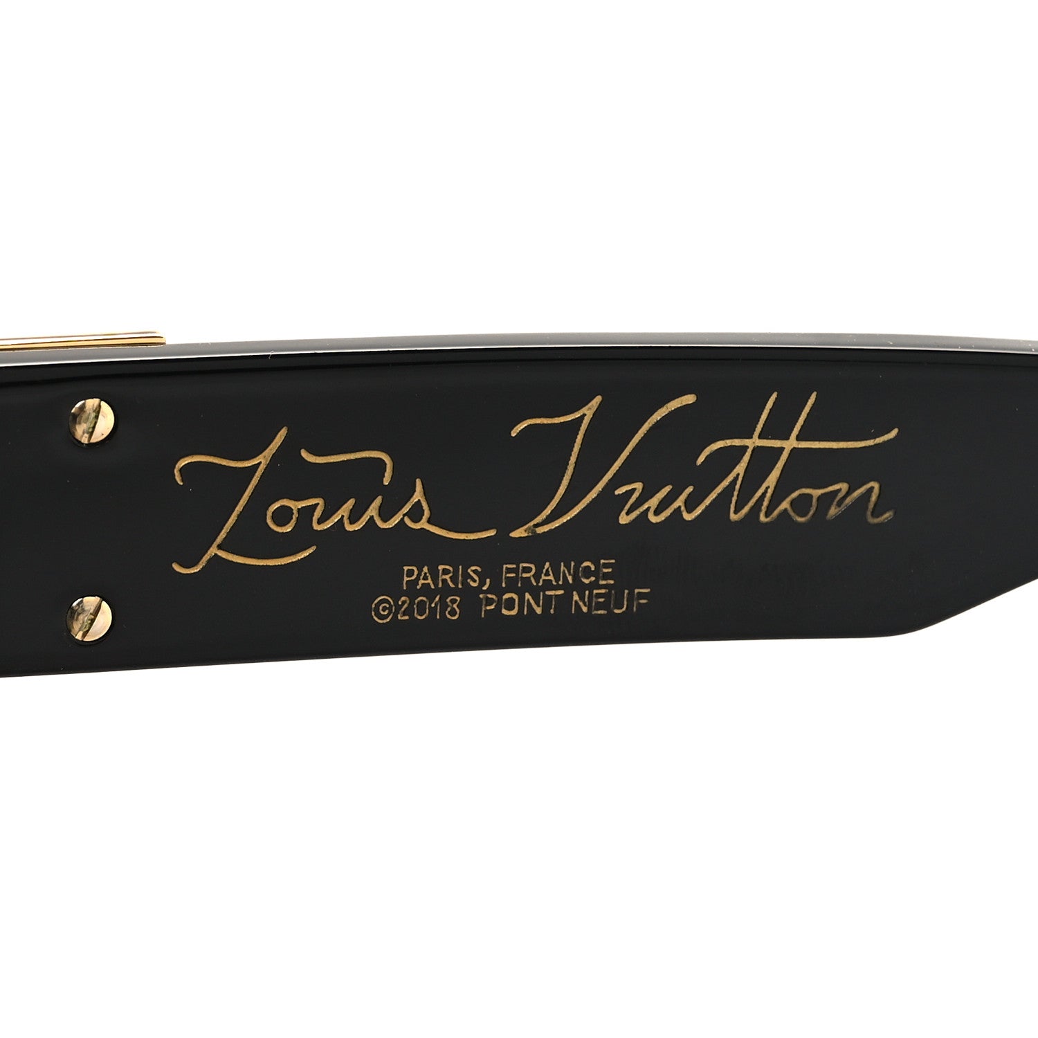 Louis Vuitton Acetate 1.1 Millionaires Sunglasses Z1165W Black 5 of 7