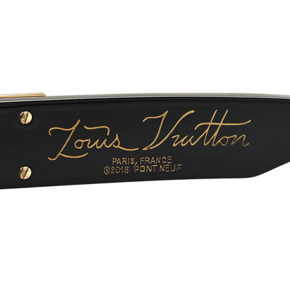 Louis Vuitton Acetate 1.1 Millionaires Sunglasses Z1165W Black 5 of 7