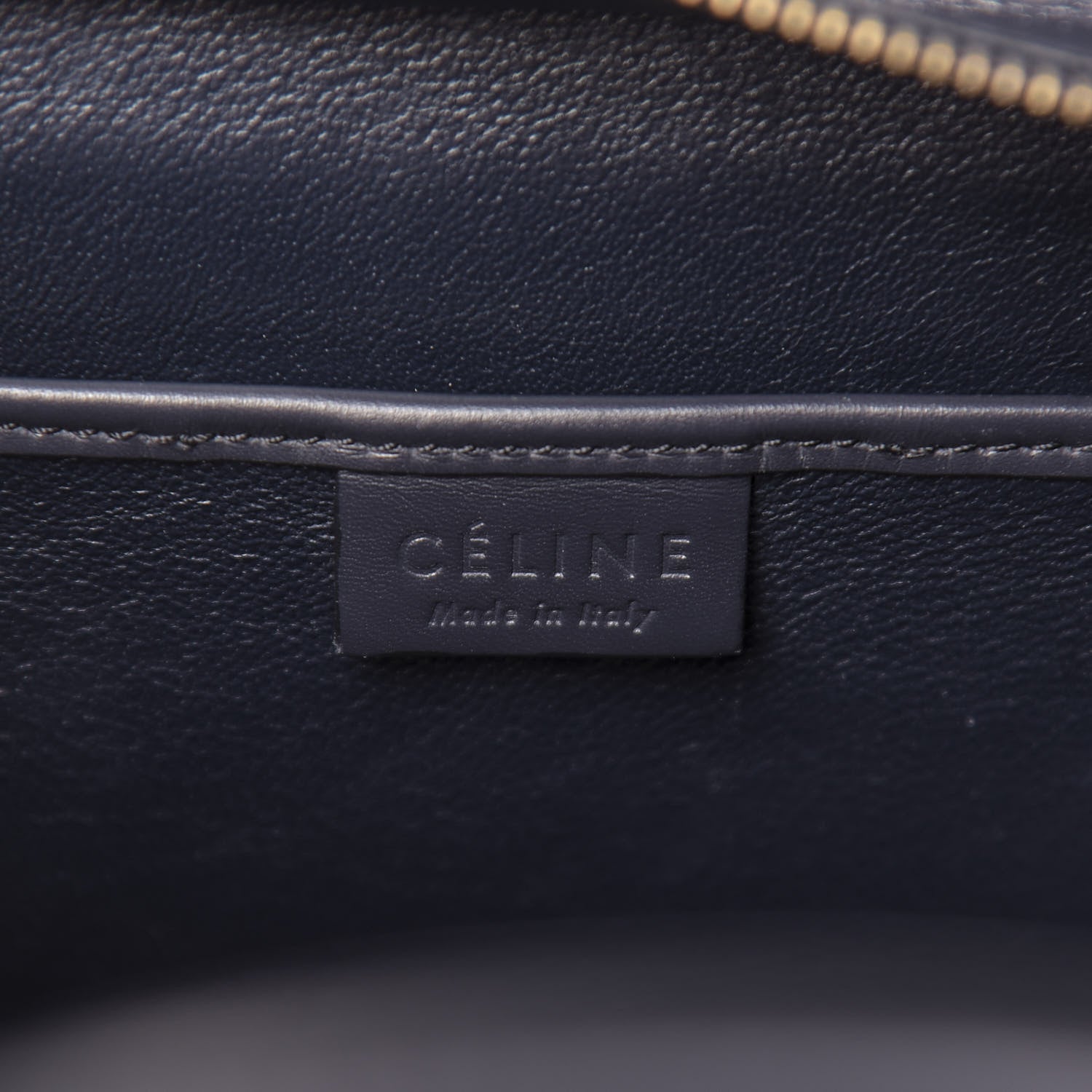 Celine Elephant Calfskin Nano Tri-Color Luggage Bright Orange 6 of 9