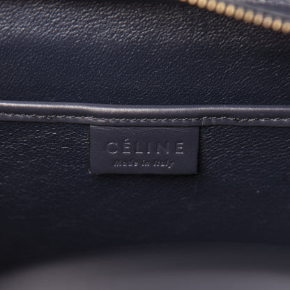 Celine Elephant Calfskin Nano Tri-Color Luggage Bright Orange 6 of 9