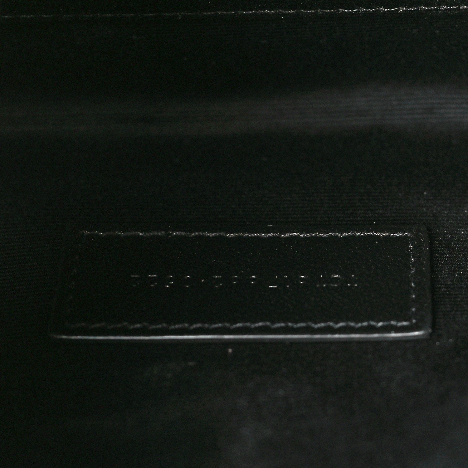 Saint Laurent Patent Matelasse Chevron Monogram Envelope Clutch Black 7 of 11