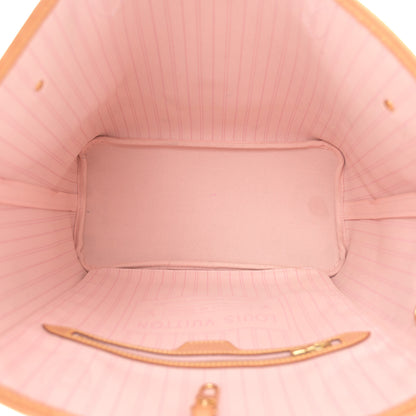 Louis Vuitton Damier Azur Neo Neverfull MM Rose Ballerine 6 of 17