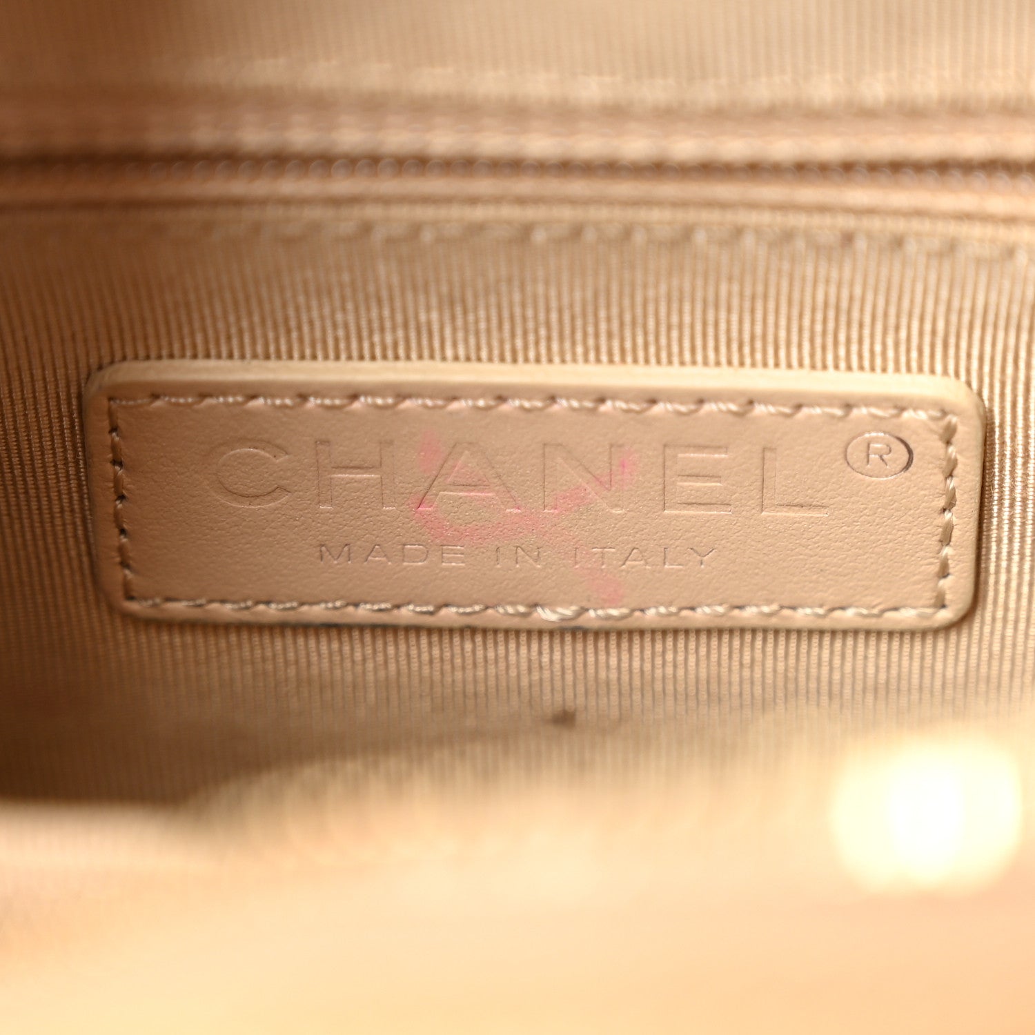 Chanel Aged Calfskin Quilted Small Gabrielle Hobo Beige 6 of 10