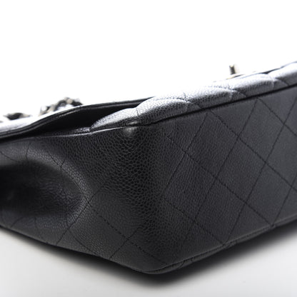 Chanel Caviar Quilted Jumbo Single Flap Black 6 of 10