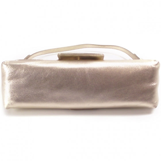 Shimmery Calfskin Tulita Evening Bag