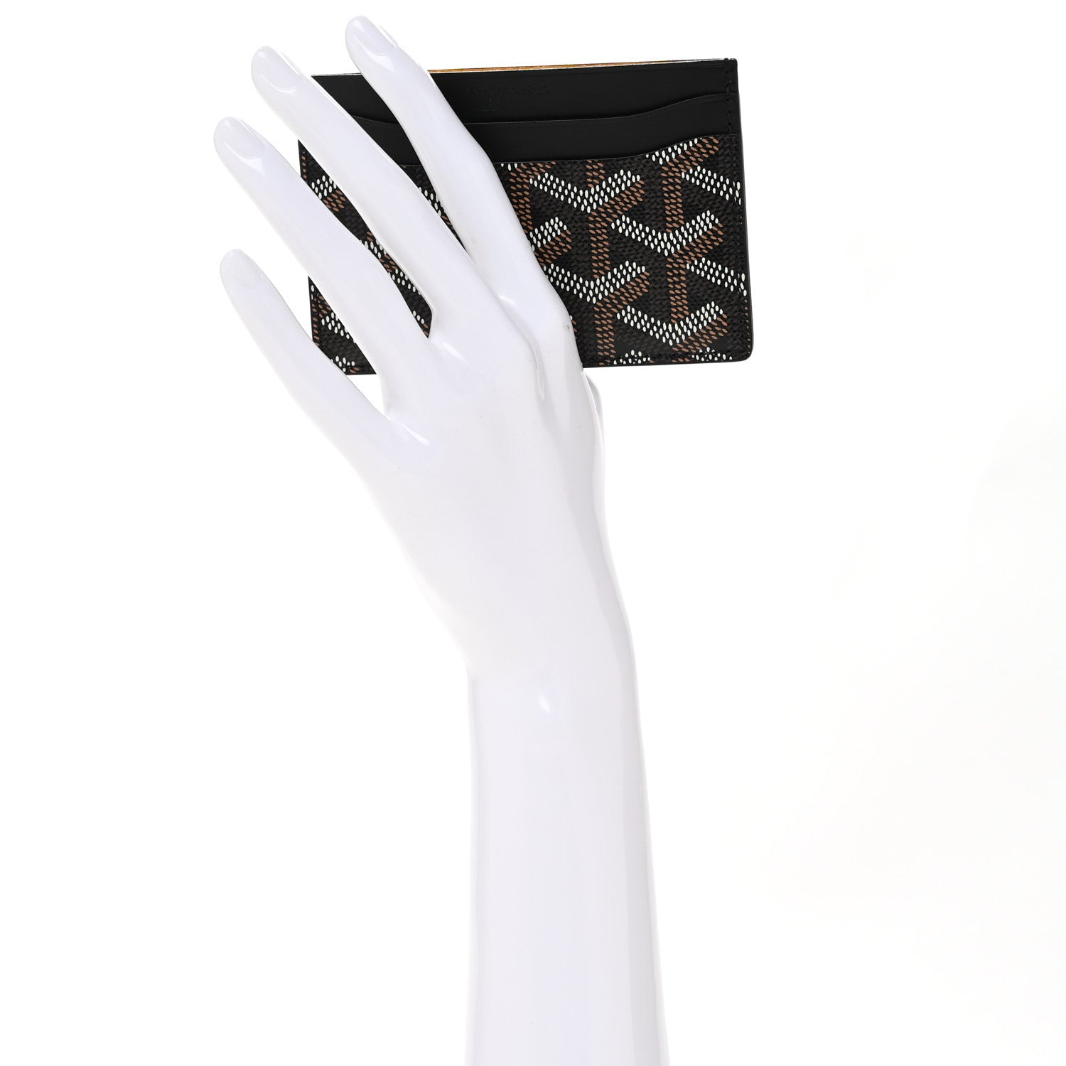 Goyard Goyardine Saint Sulpice Card Holder Black 2 of 8