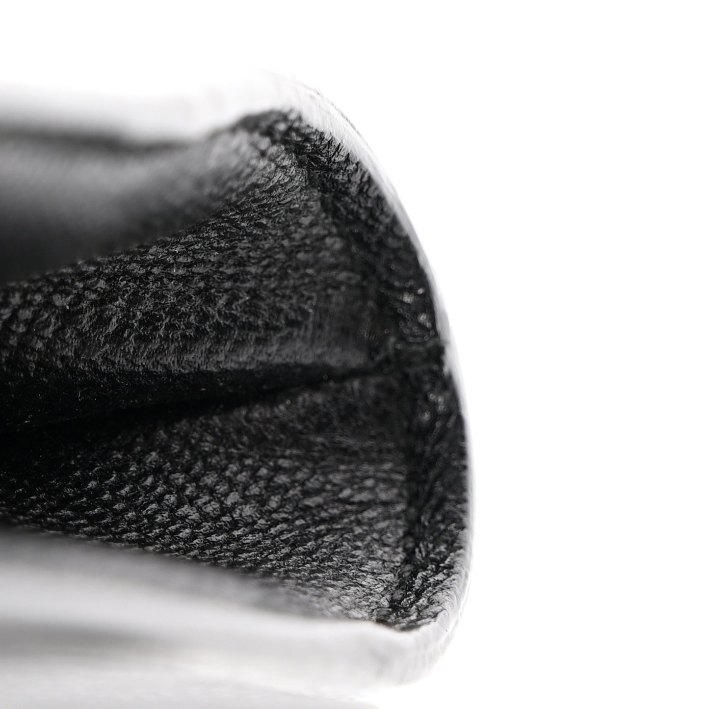 Textured Calfskin Classic Y Ligne Clutch Black