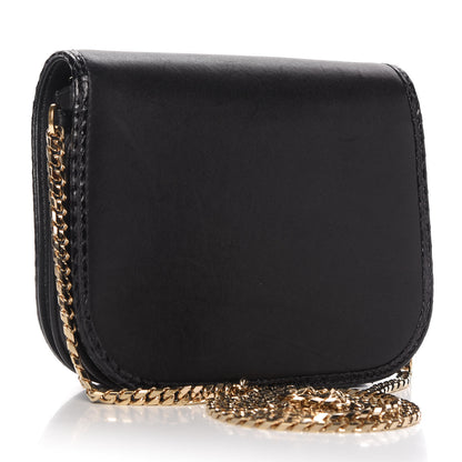 Jimmy Choo Lambskin Elaphe Zadie Flap Bag Black 3 of 10