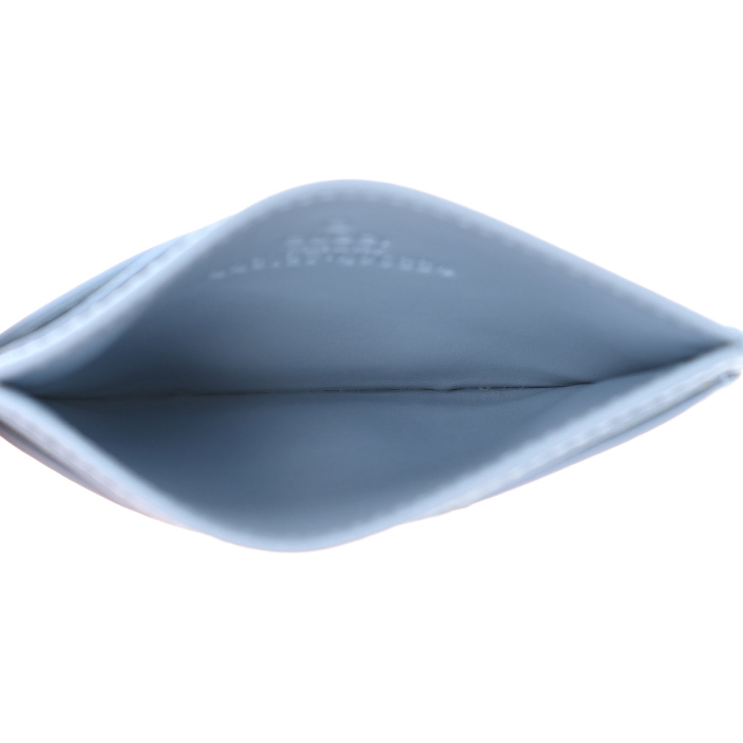Calfskin Matelasse GG Marmont Card Holder Porcelain Light Blue