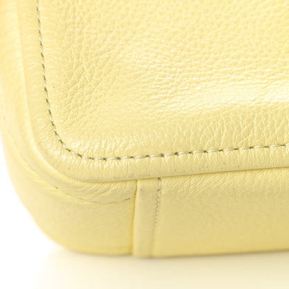 Marc Jacobs Supple Natural Grain Calfskin The Softshot 21 Bag Pale Yellow 6 of 6