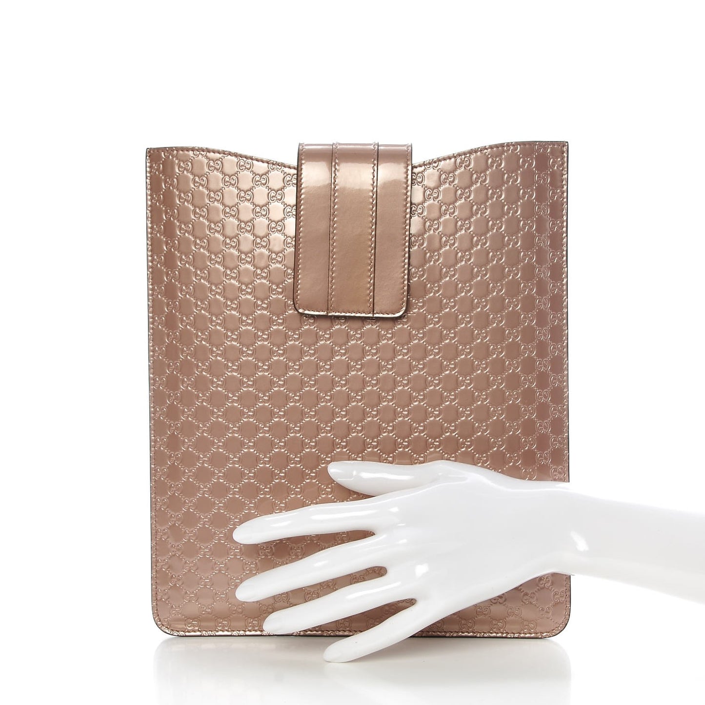 Shiny Microguccissima Ipad Case Violet Old Rose