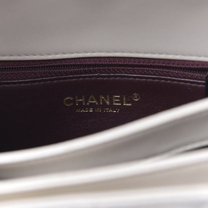 Chanel Lambskin Quilted Small Trendy CC Dual Handle Flap Bag Grey 6 of 16