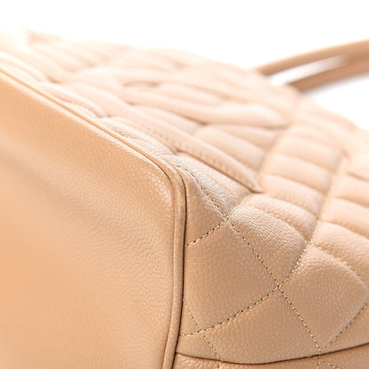 Chanel Caviar Quilted Medallion Tote Beige 9 of 10