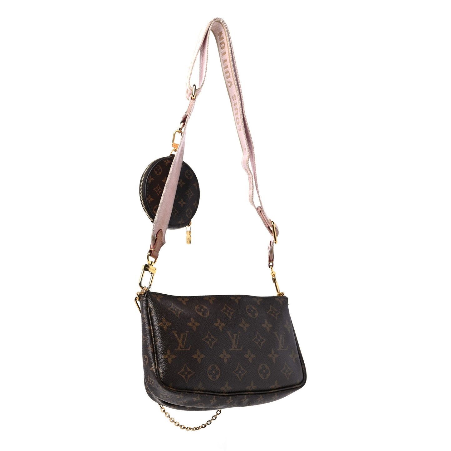 Monogram Multi Pochette Accessories Rose Clair