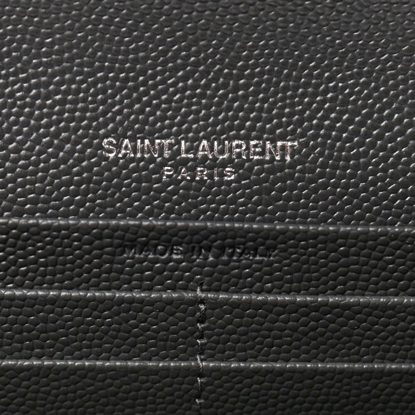 Grain De Poudre Matelasse Chevron Monogram Flap Wallet Storm