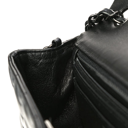 Chanel Lambskin Quilted Mini Rectangular Flap So Black 13 of 17
