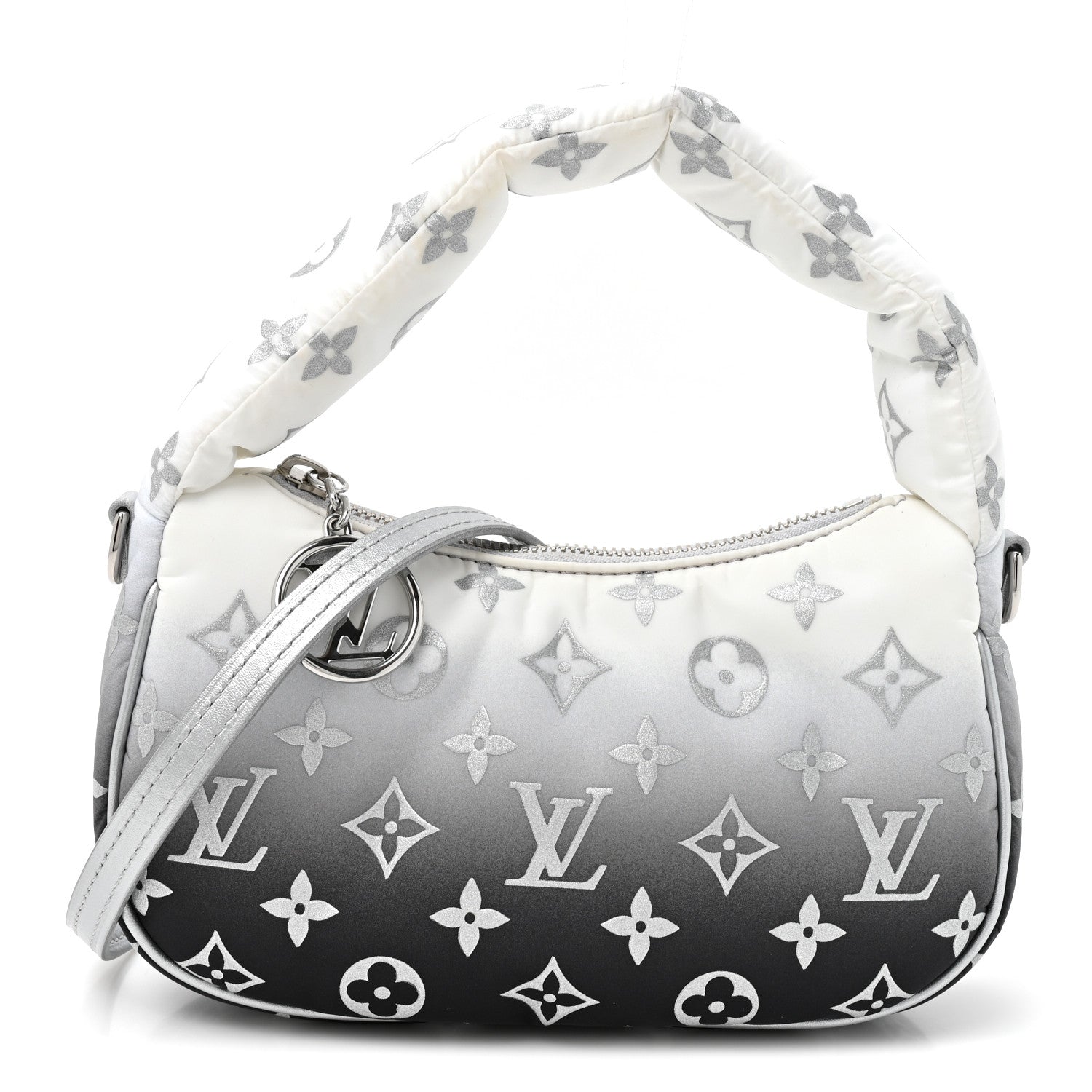 Louis Vuitton Nylon Monogram Gradient LV Snow Speedy Bandouliere 25 Frost 1 of 9