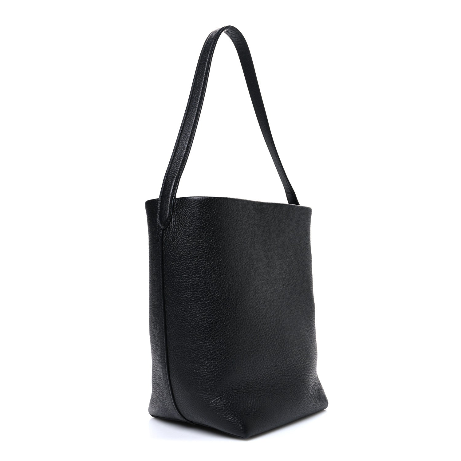 The Row Grained Calfskin Medium N/S Park Tote Black 3 of 10