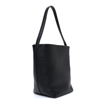 The Row Grained Calfskin Medium N/S Park Tote Black 3 of 10