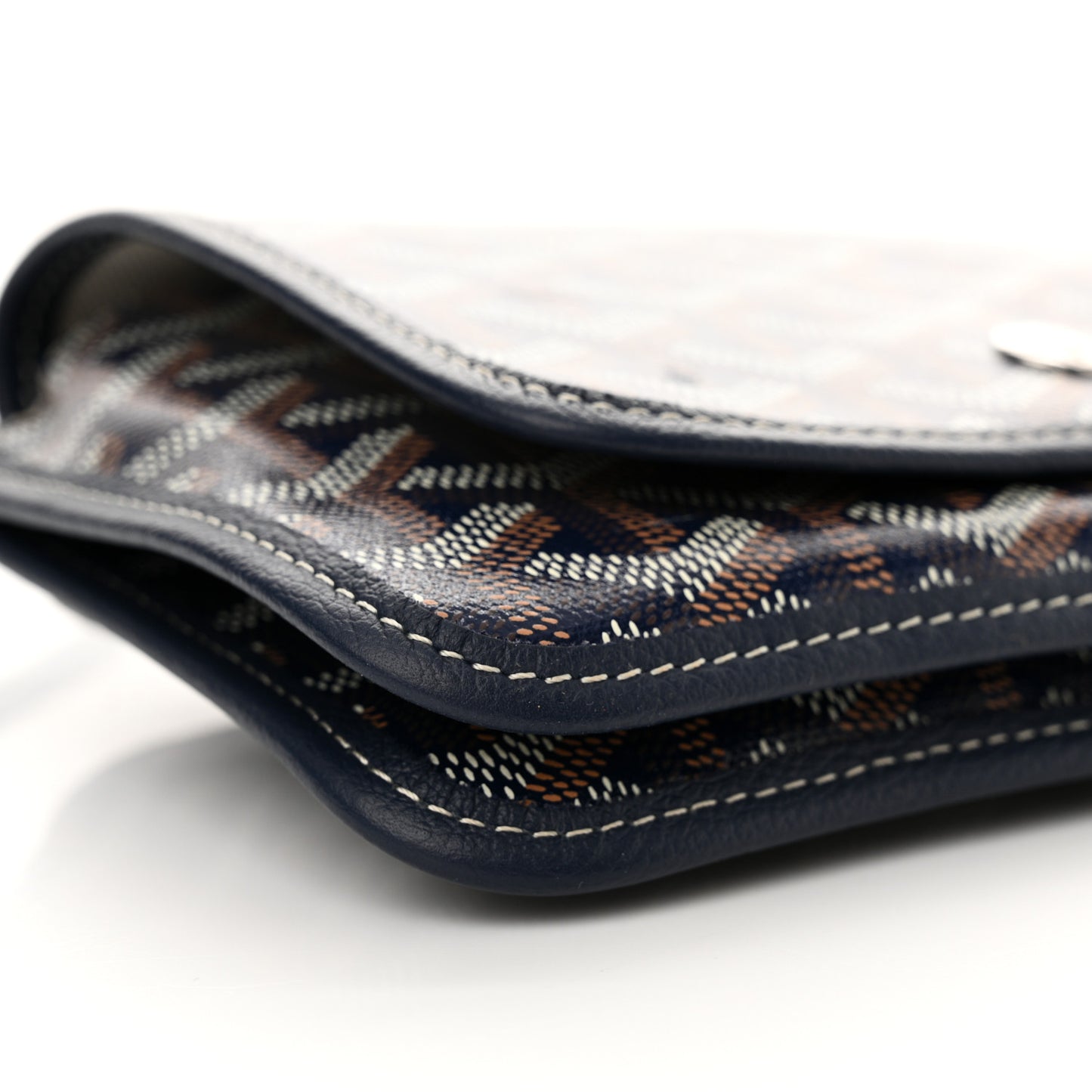 Goyardine Plumet Wallet Clutch Navy
