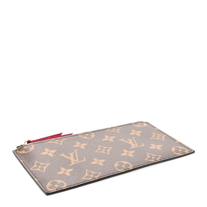 Louis Vuitton Monogram Felicie Chain Wallet Zippered Insert Fuchsia 4 of 6