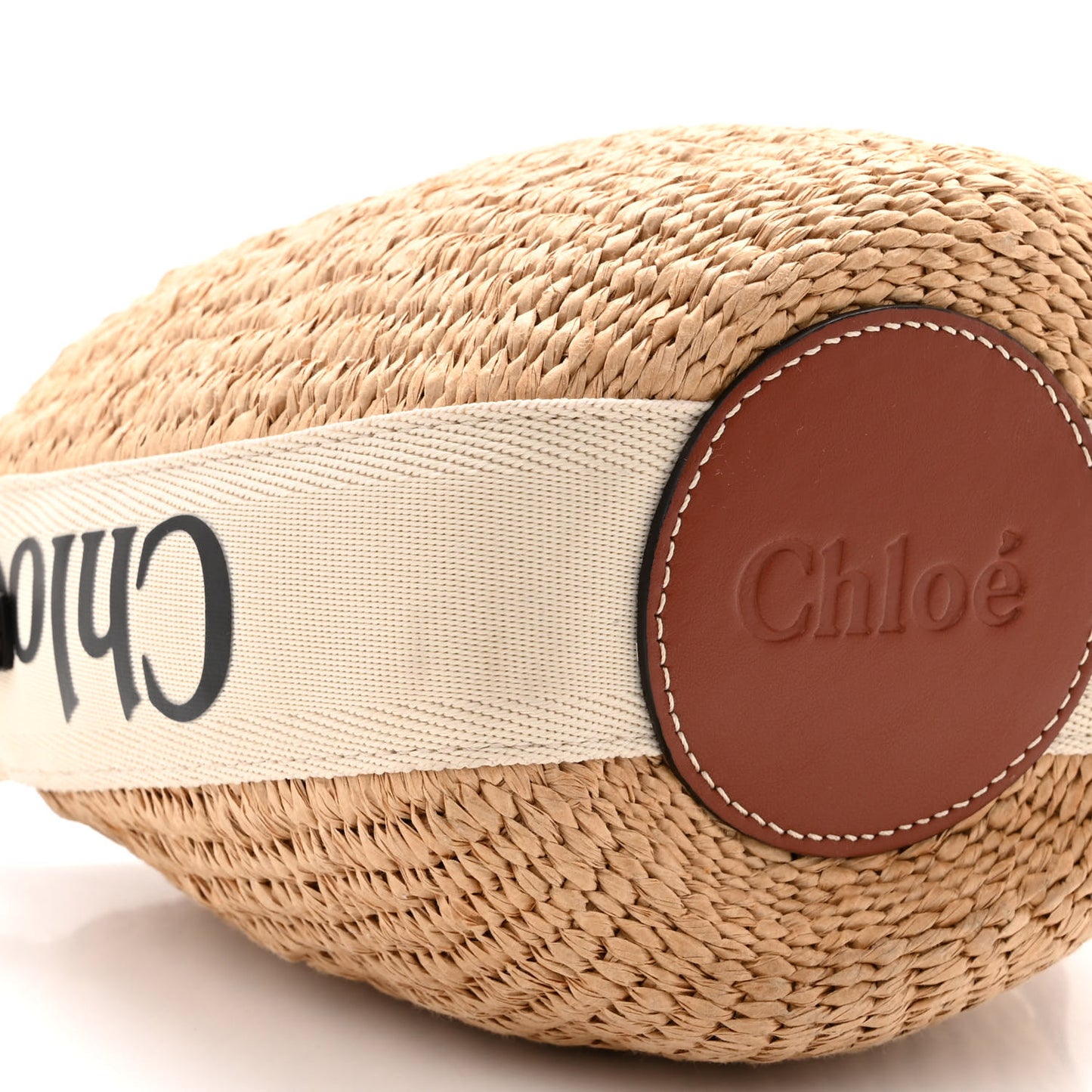 Natural Woven Fiber Small Woody Basket